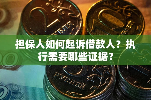 济南担保人如何起诉借款人？执行需要哪些证据？