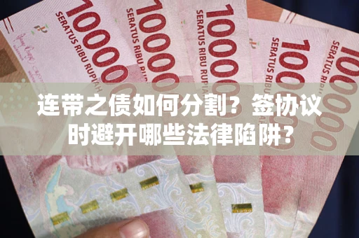 济南连带之债如何分割？签协议时避开哪些法律陷阱？