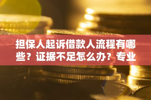 济南担保人起诉借款人流程有哪些？证据不足怎么办？专业律师解答