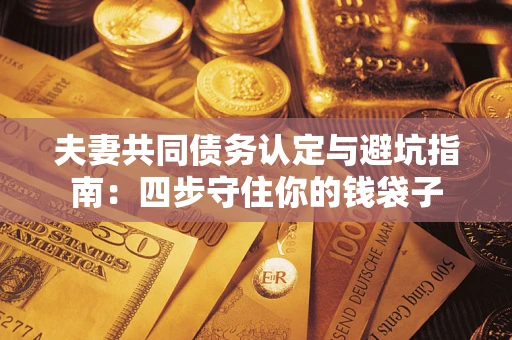济南夫妻共同债务认定与避坑指南：四步守住你的钱袋子