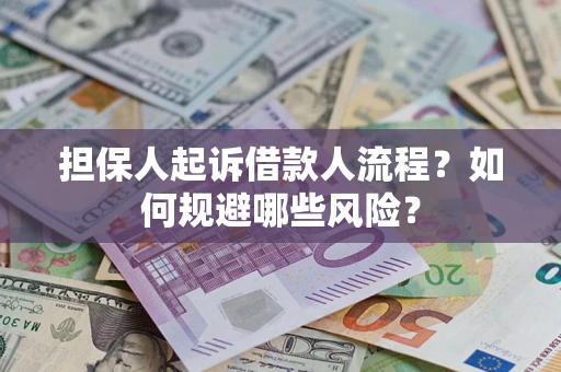 济南担保人起诉借款人流程？如何规避哪些风险？