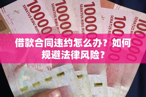 济南借款合同违约怎么办？如何规避法律风险？